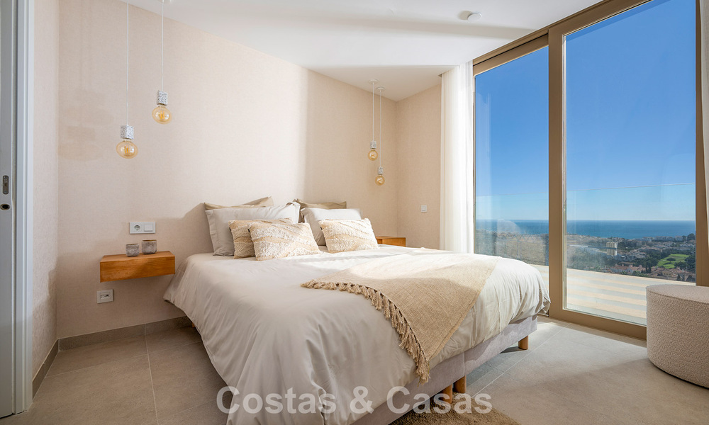 Move-in ready! Luxurious, modern apartments with panoramic sea views for sale in Mijas’ Golf Valley on the Costa del Sol 797125