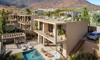 Modern newly built villas for sale frontline golf, close to Estepona town centre 796960 