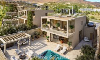 Modern newly built villas for sale frontline golf, close to Estepona town centre 796961 