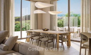 Modern newly built villas for sale frontline golf, close to Estepona town centre 796963 