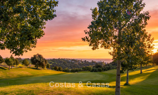 Modern newly built villas for sale frontline golf, close to Estepona town centre 796970 