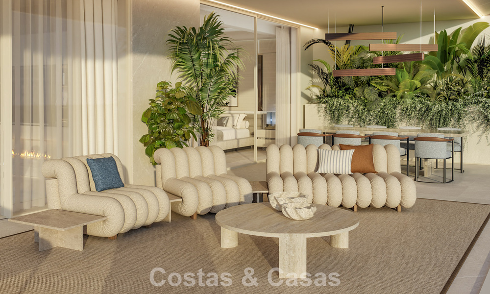 Launch! Avant-garde luxury apartments for sale with sea views, just a stone’s throw from the beach and promenade in Estepona 797192