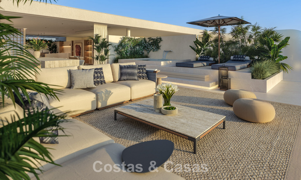 Launch! Avant-garde luxury apartments for sale with sea views, just a stone’s throw from the beach and promenade in Estepona 797194