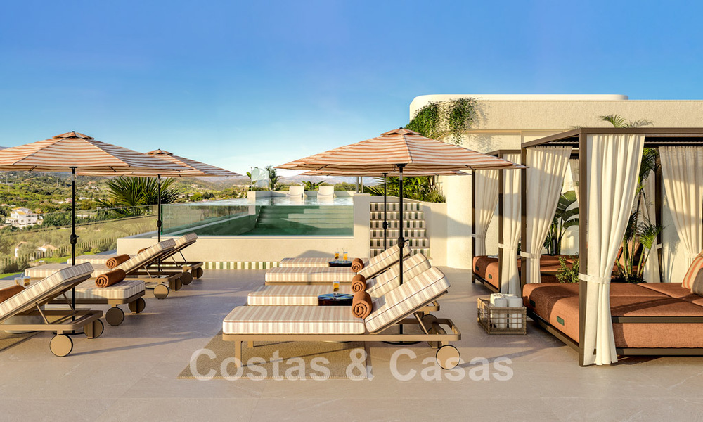 Launch! Avant-garde luxury apartments for sale with sea views, just a stone’s throw from the beach and promenade in Estepona 797200