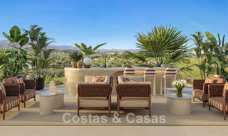 Launch! Avant-garde luxury apartments for sale with sea views, just a stone’s throw from the beach and promenade in Estepona 797201 