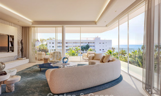 Launch! Avant-garde luxury apartments for sale with sea views, just a stone’s throw from the beach and promenade in Estepona 797204 