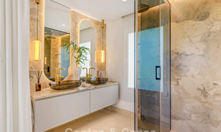 Elegant renovated apartment for sale within walking distance of the beach on the New Golden Mile between Marbella and Estepona 797208 