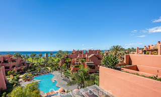 Luxury duplex penthouse for sale in a five-star beachfront complex on the New Golden Mile between Marbella and Estepona 797268 
