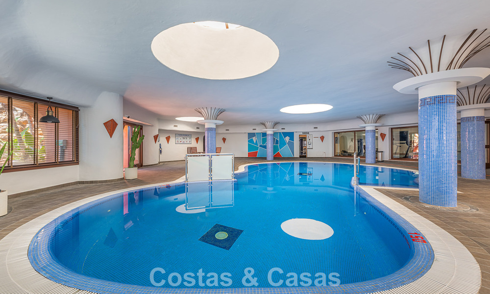 Luxury duplex penthouse for sale in a five-star beachfront complex on the New Golden Mile between Marbella and Estepona 797269