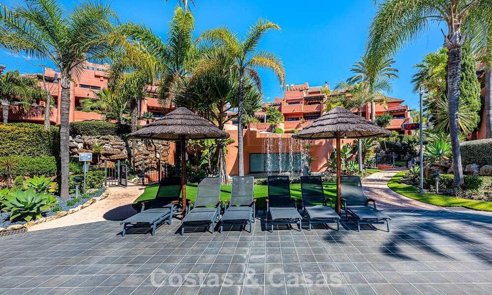 Luxury duplex penthouse for sale in a five-star beachfront complex on the New Golden Mile between Marbella and Estepona 797271