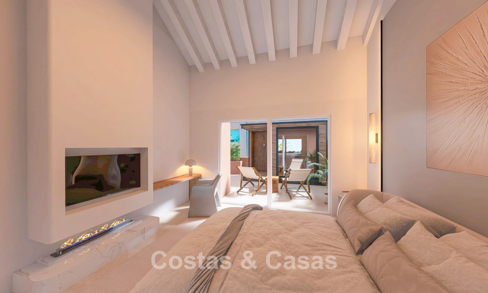 Luxury duplex penthouse for sale in a five-star beachfront complex on the New Golden Mile between Marbella and Estepona 797282