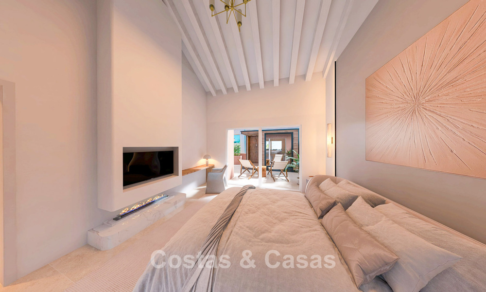 Luxury duplex penthouse for sale in a five-star beachfront complex on the New Golden Mile between Marbella and Estepona 797293