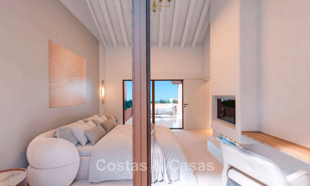 Luxury duplex penthouse for sale in a five-star beachfront complex on the New Golden Mile between Marbella and Estepona 797294
