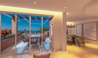 Luxury duplex penthouse for sale in a five-star beachfront complex on the New Golden Mile between Marbella and Estepona 797298 