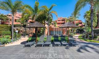 Luxury duplex penthouse for sale in a five-star beachfront complex on the New Golden Mile between Marbella and Estepona 797733 