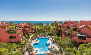 Luxury duplex penthouse for sale in a five-star beachfront complex on the New Golden Mile between Marbella and Estepona 797738 