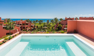 Luxury duplex penthouse for sale in a five-star beachfront complex on the New Golden Mile between Marbella and Estepona 797739 