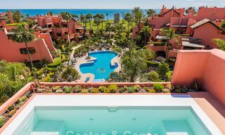 Luxury duplex penthouse for sale in a five-star beachfront complex on the New Golden Mile between Marbella and Estepona 797741 