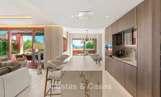Luxury duplex penthouse for sale in a five-star beachfront complex on the New Golden Mile between Marbella and Estepona 797754 