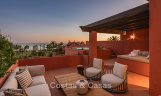 Luxury duplex penthouse for sale in a five-star beachfront complex on the New Golden Mile between Marbella and Estepona 797755 