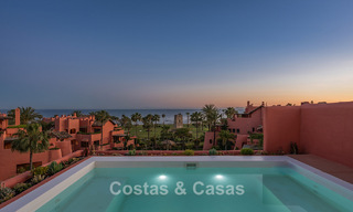 Luxury duplex penthouse for sale in a five-star beachfront complex on the New Golden Mile between Marbella and Estepona 797757 