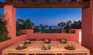Luxury duplex penthouse for sale in a five-star beachfront complex on the New Golden Mile between Marbella and Estepona 797758 