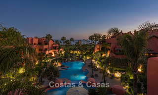 Luxury duplex penthouse for sale in a five-star beachfront complex on the New Golden Mile between Marbella and Estepona 797760 