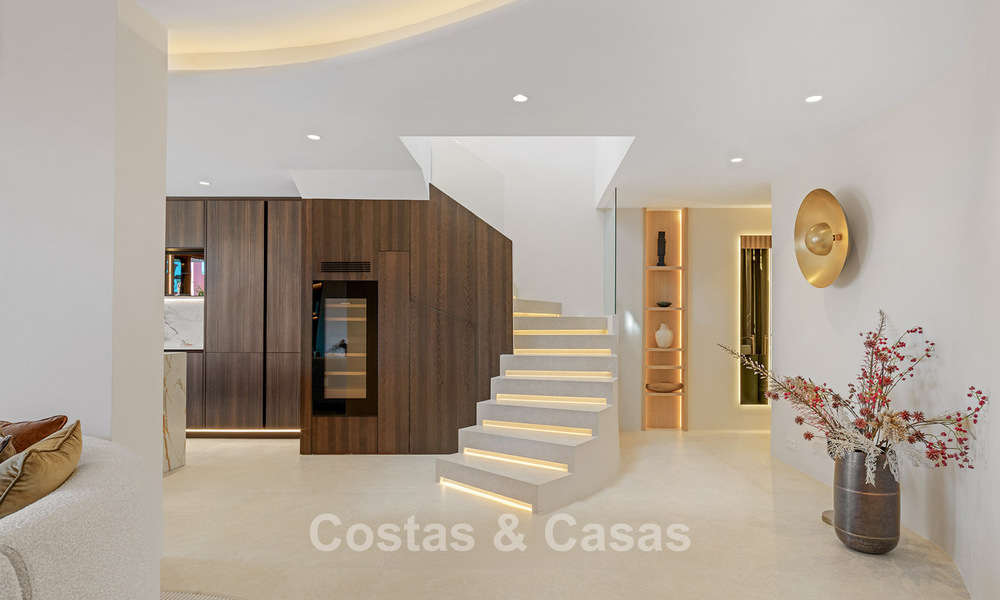 Luxury duplex penthouse for sale in a five-star beachfront complex on the New Golden Mile between Marbella and Estepona 797761