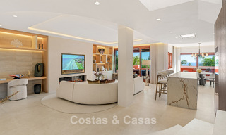Luxury duplex penthouse for sale in a five-star beachfront complex on the New Golden Mile between Marbella and Estepona 797771 