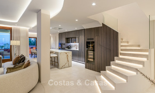 Luxury duplex penthouse for sale in a five-star beachfront complex on the New Golden Mile between Marbella and Estepona 797772 