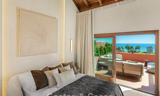 Luxury duplex penthouse for sale in a five-star beachfront complex on the New Golden Mile between Marbella and Estepona 797779 