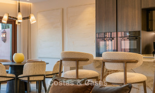 Luxury duplex penthouse for sale in a five-star beachfront complex on the New Golden Mile between Marbella and Estepona 797805 