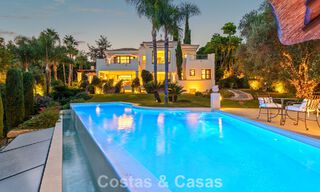 Remarkable Spanish luxury villa with sea view for sale in a green oasis on Marbella’s Golden Mile 798174 