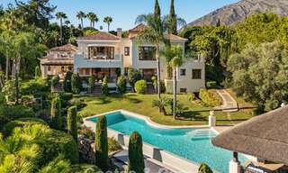 Remarkable Spanish luxury villa with sea view for sale in a green oasis on Marbella’s Golden Mile 798177 