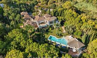 Remarkable Spanish luxury villa with sea view for sale in a green oasis on Marbella’s Golden Mile 798179 