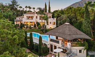 Remarkable Spanish luxury villa with sea view for sale in a green oasis on Marbella’s Golden Mile 798181 