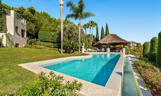 Remarkable Spanish luxury villa with sea view for sale in a green oasis on Marbella’s Golden Mile 798205 