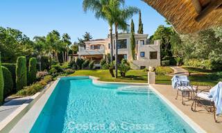 Remarkable Spanish luxury villa with sea view for sale in a green oasis on Marbella’s Golden Mile 798208 