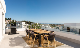 Modern penthouse with wraparound terrace and 360° views for sale in Nueva Andalucía, Marbella 798075 