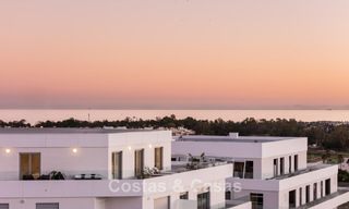 Modern penthouse with wraparound terrace and 360° views for sale in Nueva Andalucía, Marbella 798077 