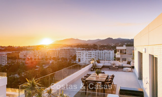 Modern penthouse with wraparound terrace and 360° views for sale in Nueva Andalucía, Marbella 798085 