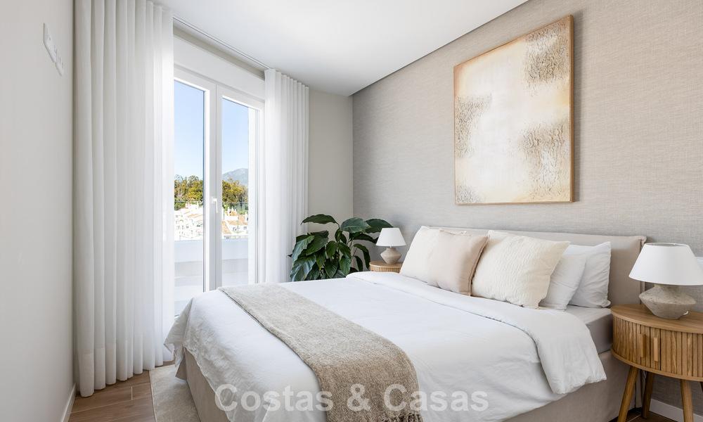 Modern penthouse with wraparound terrace and 360° views for sale in Nueva Andalucía, Marbella 798086