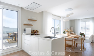 Modern penthouse with wraparound terrace and 360° views for sale in Nueva Andalucía, Marbella 798091 