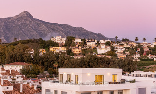 Modern penthouse with wraparound terrace and 360° views for sale in Nueva Andalucía, Marbella 798102 