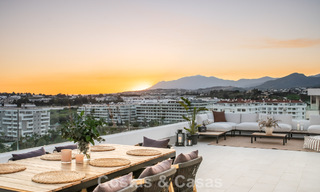 Modern penthouse with wraparound terrace and 360° views for sale in Nueva Andalucía, Marbella 798107 