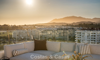 Modern penthouse with wraparound terrace and 360° views for sale in Nueva Andalucía, Marbella 798113 