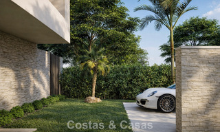 New, modernist luxury villa for sale frontline golf in Mijas, Costa del Sol 798117 