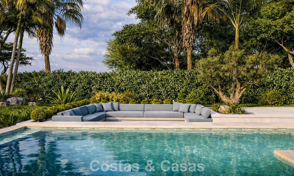 New, modernist luxury villa for sale frontline golf in Mijas, Costa del Sol 798122