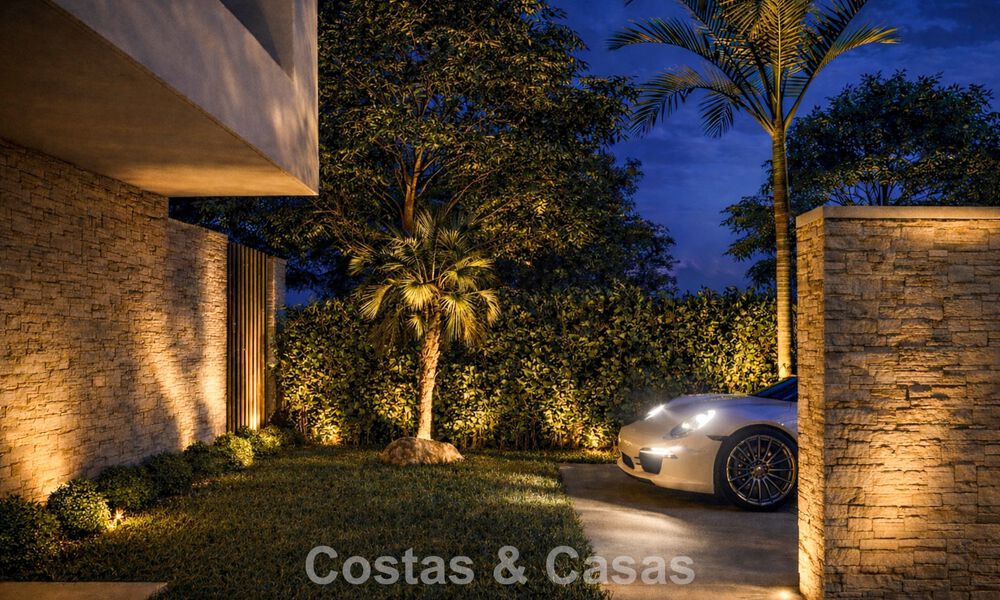 New, modernist luxury villa for sale frontline golf in Mijas, Costa del Sol 798123