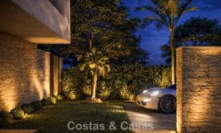 New, modernist luxury villa for sale frontline golf in Mijas, Costa del Sol 798123 